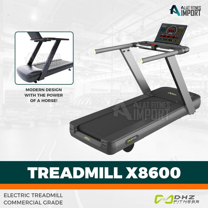DHZ Fitness Treadmill Electric X8600 Treadmill Listrik Auto Incline