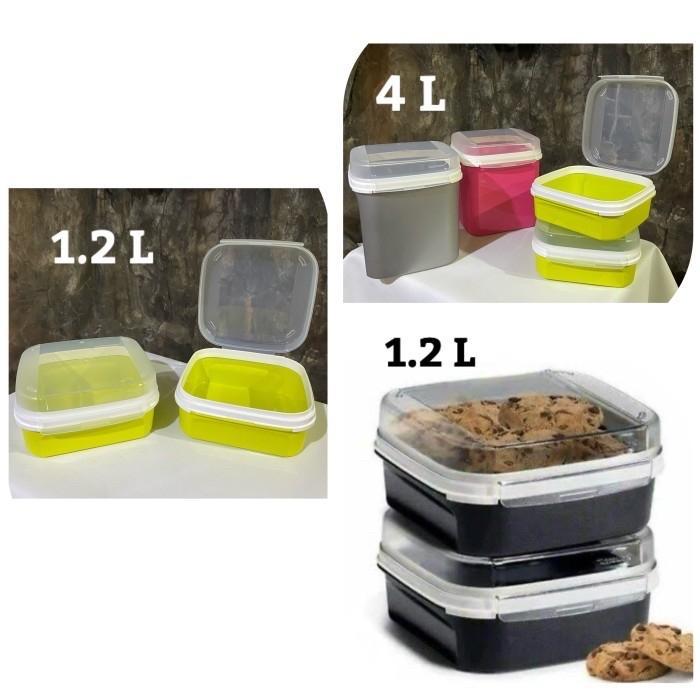 ASLI Tupperware Promo Toples Kotak Penyimpanan Signature Line READY STOCK