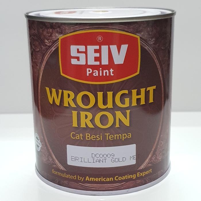 Cat Besi Tempa SEIV 1 Ltr Wrought Iron GOLD METALLIC / Cat Besi EMAS