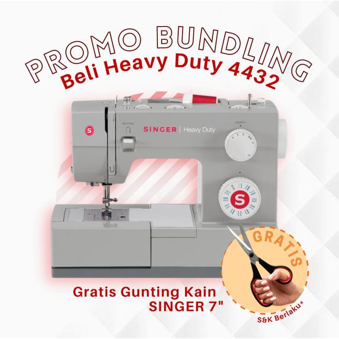 Mesin Jahit Portable SINGER HEAVY DUTY 4432