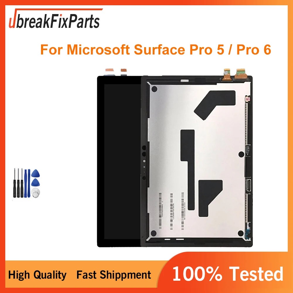 For Microsoft Surface Pro 5 1796 Pro 6 1807 LCD Display Touch Digitizer Assembly For Surface pro5