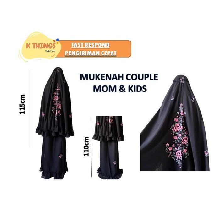 MUKENA Sulam Timbul / Sulam Bayang / Sulam Kristik / Mukenah Padang