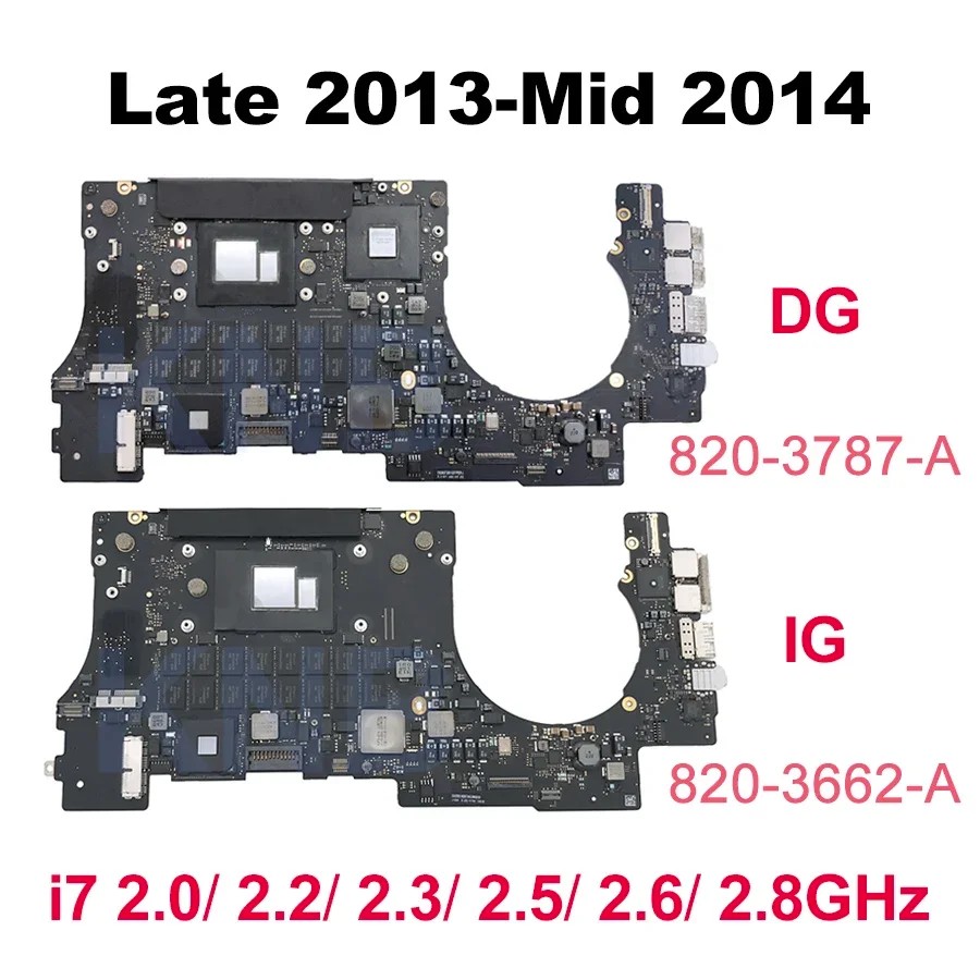 Original A1398 Motherboard For MacBook Pro Retina 15" A1398 Logic Board 2012 2013 2014 2015 Year