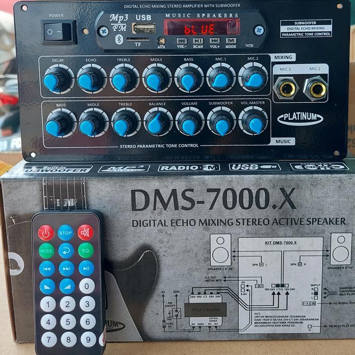 KIT PCB SPEAKER AKTIF BLUETOOTH MP3 MIXING ECHO MIC SANKEN JENGKOL