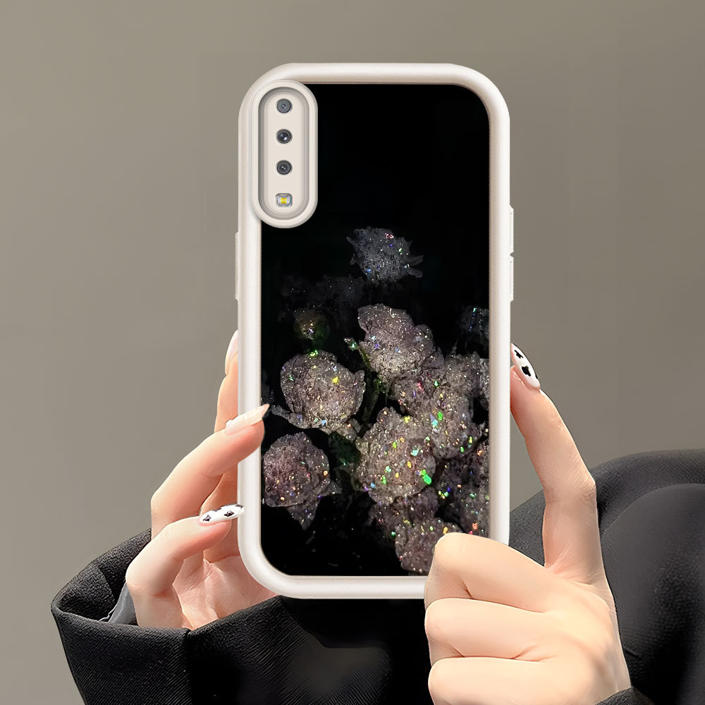 Casing Hp Untuk Compitable With Samsung Galaxy A7 2018 A750 Phone Case Softcase Soft Imut Kesing Flo