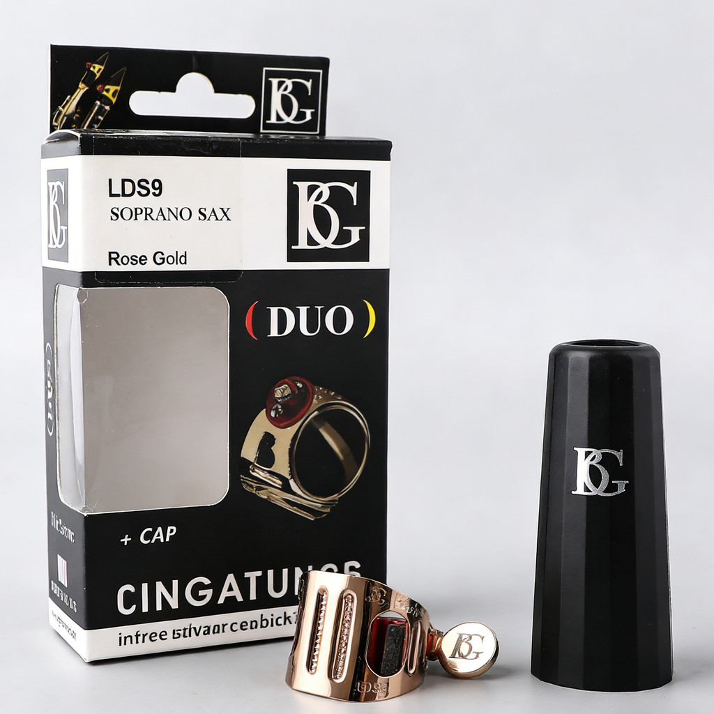 French Original BG gold plated ligature clarinet and alto sax can use clarinet alto tenor sax
