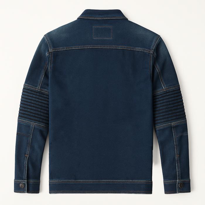 Jaket Jeans Biker Denim Pria Wanita Terbaru