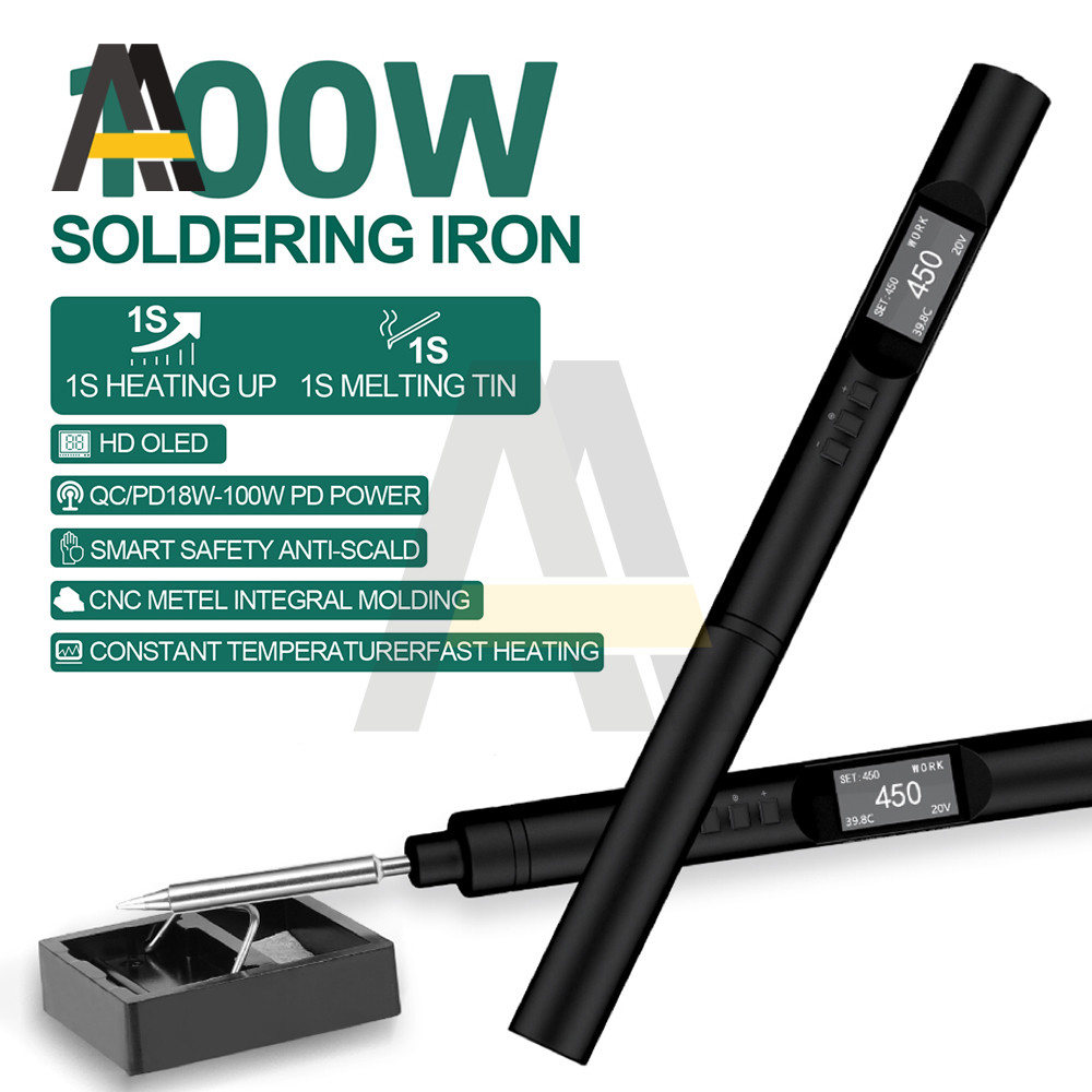 PTS200 100W ELECTRIC SOLDERING IRON 100-450 QUICK HEAT CONSTANT TEMPERATURE SOLDERING IRON