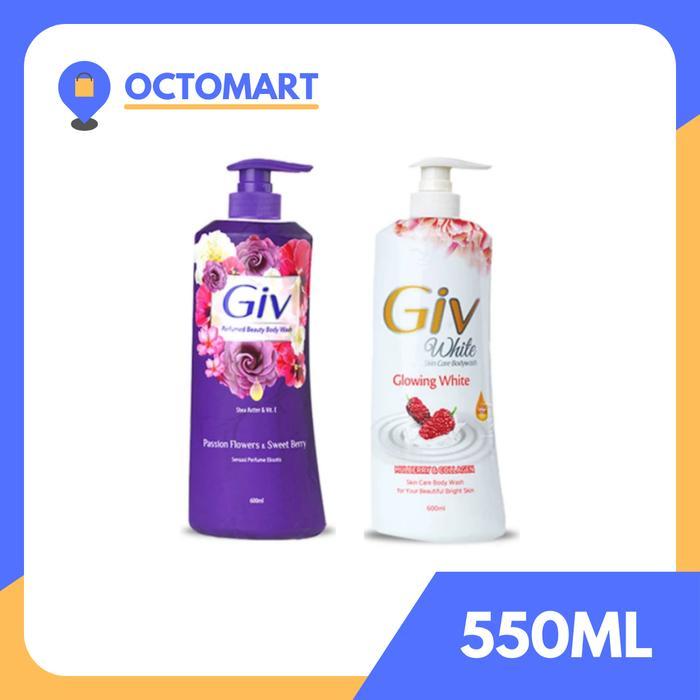 GIV Sabun Mandi Cair Botol 550ML Bodywash Pembersih Badan 550 ML