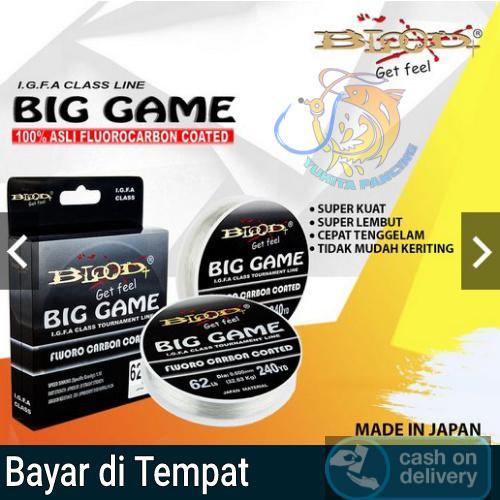 Senar Pancing Blood-X Big Game Fluorocarbon IGFA Class Turnament line