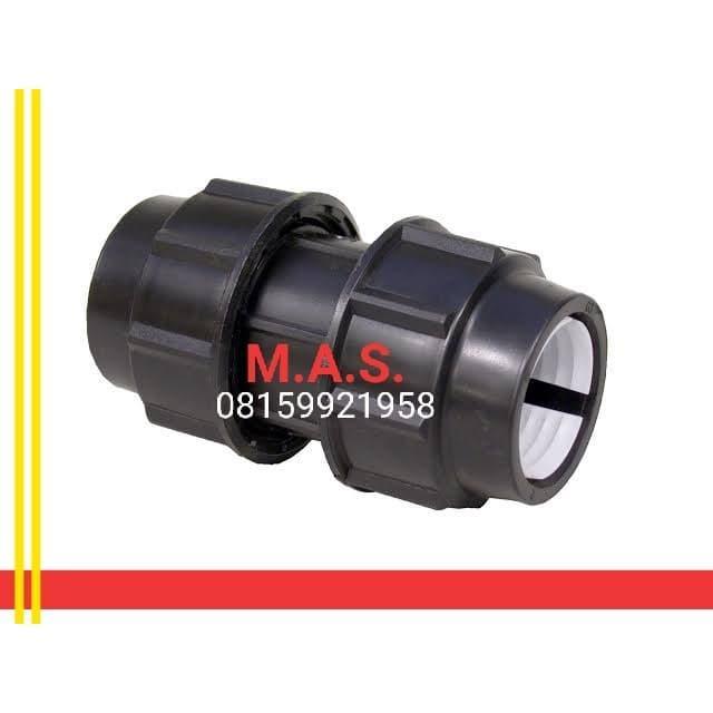 Ready Fitting Connector HDPE 2 in 63mm Sambungan Lurus Pipa PDAM
