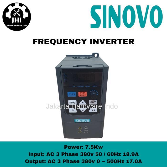 INVERTER VFD 7.5KW/10HP 380V 3Phase Variable Frequency Drive SINOVO