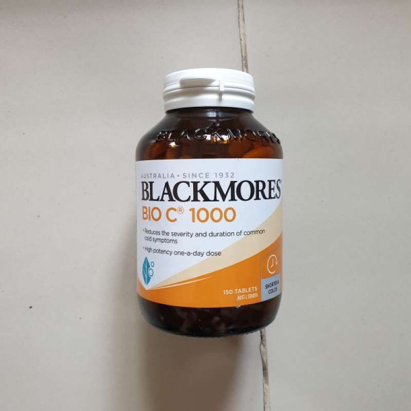 Blackmores black mores vitamin c vit c 1000mg 1000 mg isi 150