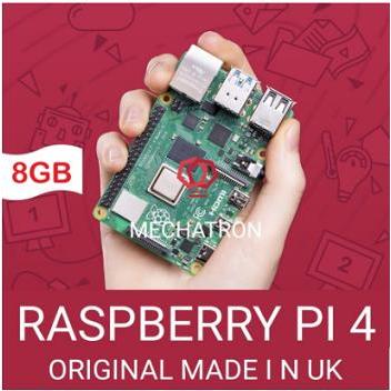 Raspberry Pi 4 Model B 8GB MADE IN UK RAM 8 GB Pi4 Rpi4