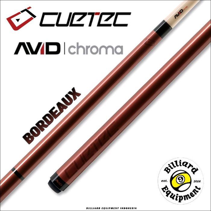 Cuetec Avid Chroma - Stick Billiard - Stik Biliar Bordeaux, Crimson, Mojave, Sage, Highlands, Curren