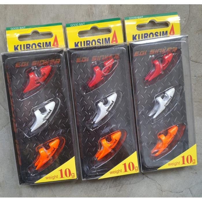 Kurosima Egi Sinker - Timah Pemberat umpan Egi 10gr / 15gr / 20gr