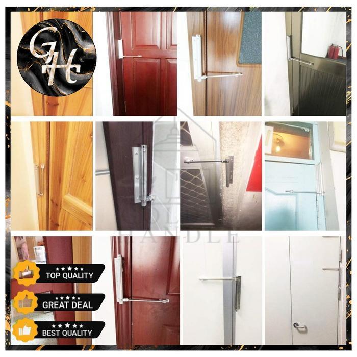 NEWW Penutup Pintu Otomatis Engsel Pintu Per Stang Door Closer Aluminium Door Closer Pintu Household