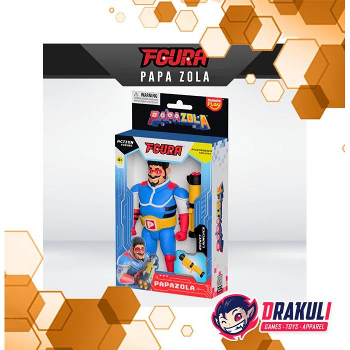 BERGARANSI Boboiboy Official Galaxy Fgura / Figura Action Figure - Papazola / Papa Zola (Mainan /