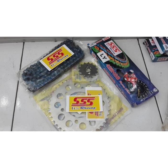 "New" Gear set SSS CB150R / CBR150R / Megapro / Verza Termurah