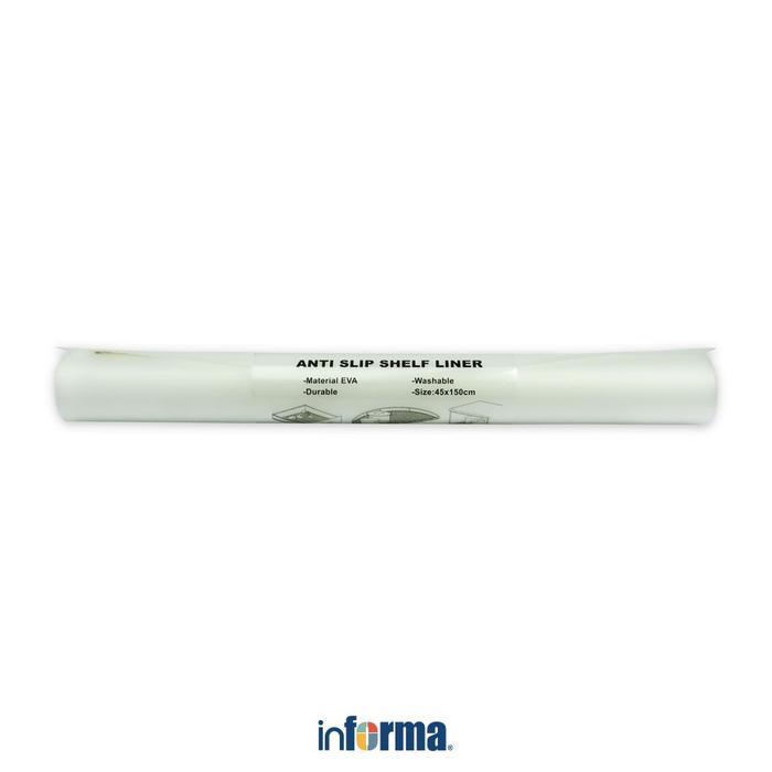 Informa 45X150 cm Alas Anti Slip Diamond Lapis Rak Pelapis Laci Tatakan Piring Alas Meja Pelindung