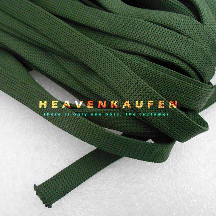 Tali Jake Hoodie Lanyard Lebar 1 cm Warna Hijau TNI Army Harga Per 5 Meter