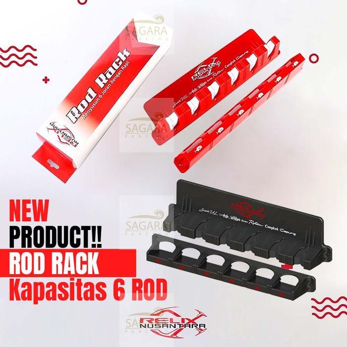 Tempat Joran Rak Dinding Joran Rod Holder Relix Nusantara Rod Rack Relix
