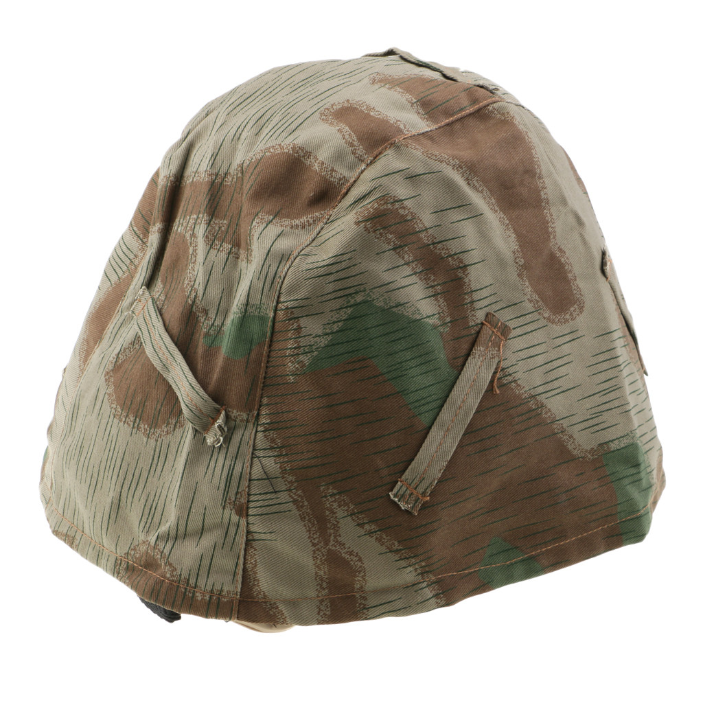 Camo Head Cover Repro WW2 German M35 M40 M42 Helmet Cover Sports Headwear Outdoor Sports
