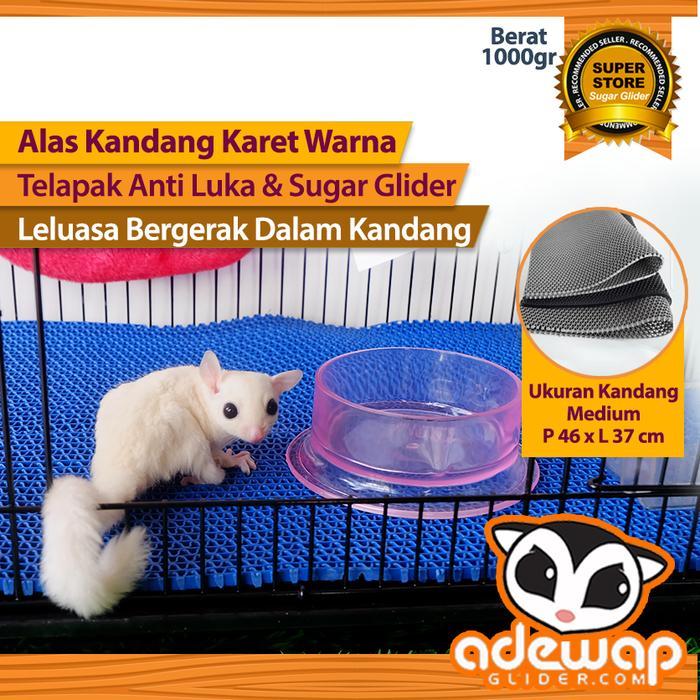Alas Kandang Karet Tatakan Kotoran Hewan Sugar Glider Kucing Musang