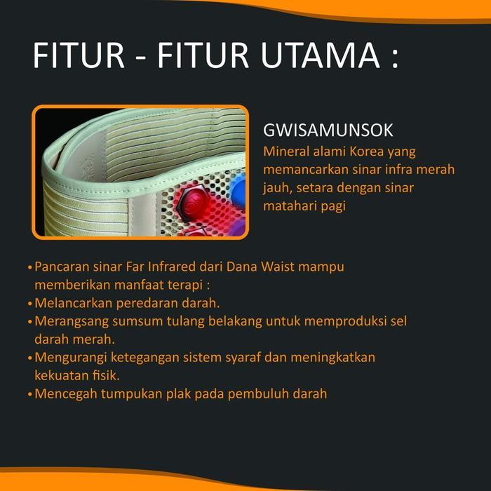 Ready Dana Waist Gwisamunsok Korset Terapi Kesehatan dijamin ORIGINAL