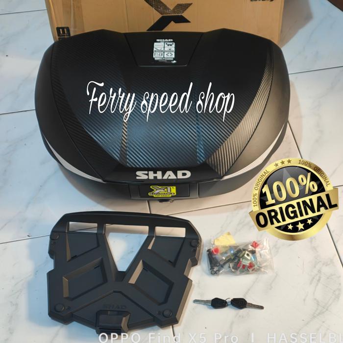 Promo Top Box Shad Sh58X Box Belakang Motor /Box Shad Sh58 X Carbon / Box Shad Sh58 X Original Shad