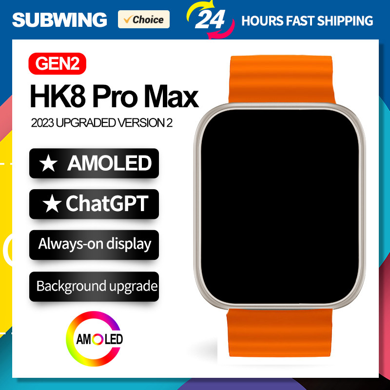 GEN 2 HK8 Pro Max ChatGPT  Smart Watch 49mm Wireless Charging Bluetooth Call Men NFC Women Smartwatc
