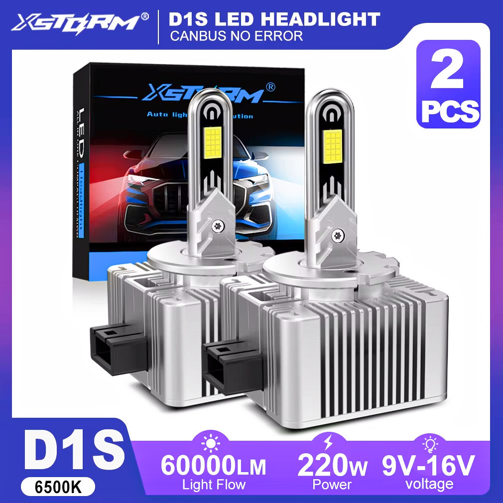 XSTORM D1S D3S LED Lights Xenon HID Kit D2S D4S LED Headlight Canbus 220W 60000LM Car Lights Bulbs