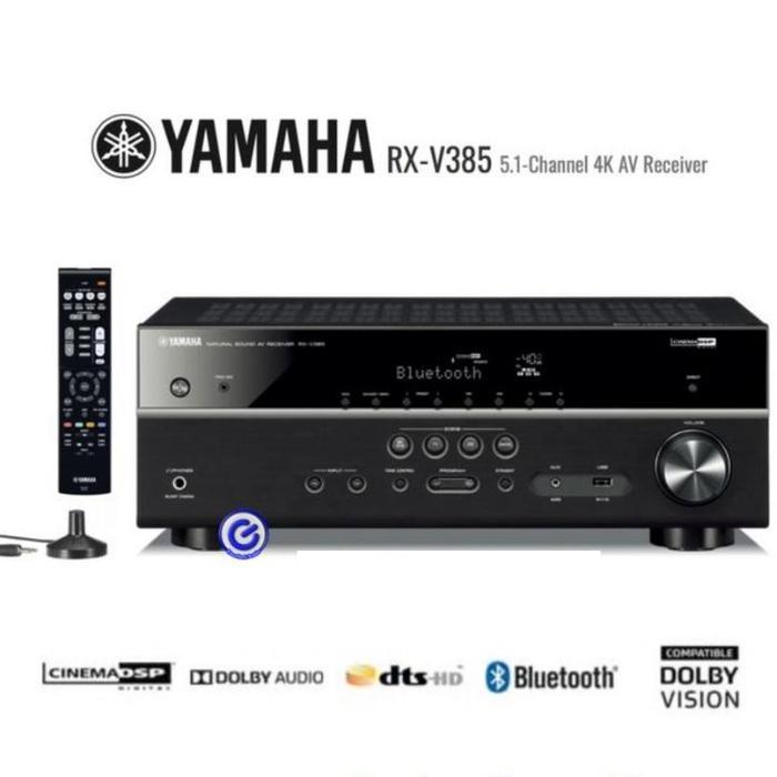 Yamaha RXV385 RXV 385 RX V385 home theatre multichannel amplifier its