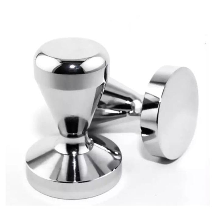 TAMPER KOPI ESPRESSO FLAT STAINLESS STEEL 51MM PRESS BUBUK KOPI MANUAL