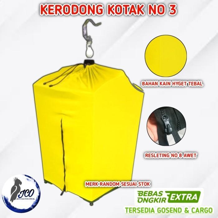 KERODONG SANGKAR BURUNG KOTAK TEBAL KRODONG KANDANG KOTAK TEBAL NO 123 Gratis Ongkir