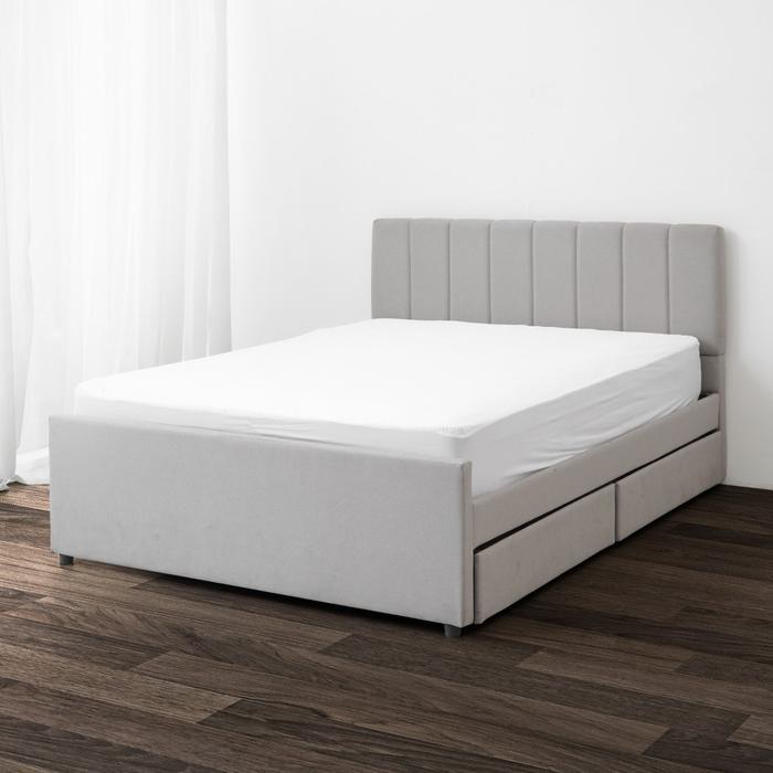 Informa Sleep 160X200 cm Pelindung Kasur Cooling - Putih Pelapis Kasur Matras Protector Alas Tidur