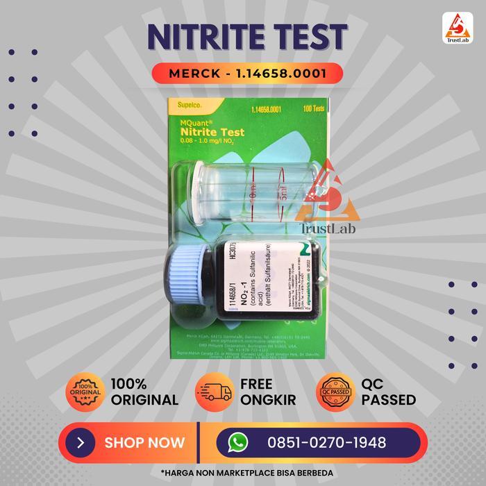 NITRITE TEST MERCK 1.14658.0001 UJI NITRIT MERCK 1.14658.0001
