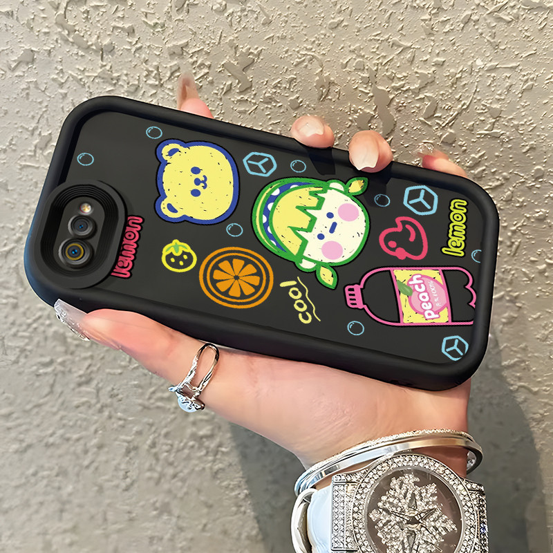 Casing Hp Realme C2 Realme C2s OPPO A1K Case Casing Melukis kepala bola pola Kasus HP Tangga Langit 