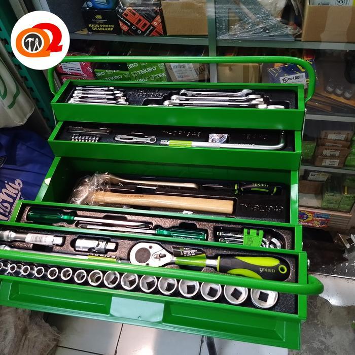 TEKIRO TOOL BOX SET 72 PCS - Toolkit perkakas bengkel