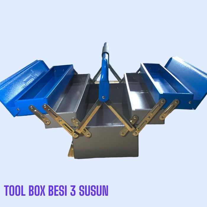 Tenka Tool Box Besi 3 susun type TB122