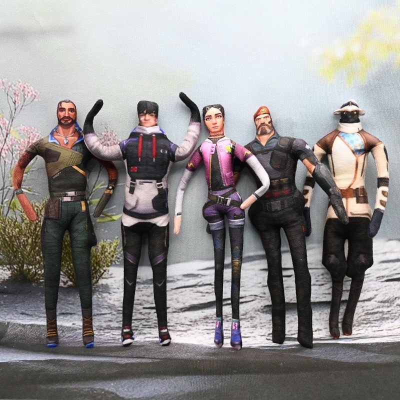 28cm/11.02in Valorant Iron Wire Skeleton Decorative Doll Game Peripherals Cartoon Figures