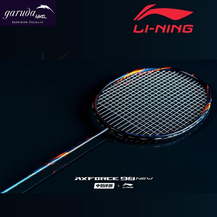 RAKET BADMINTON LINING AxForce 90 NEW / RAKET Li-Ning Ax force 90 NEW - SENAR+COVER, 4U