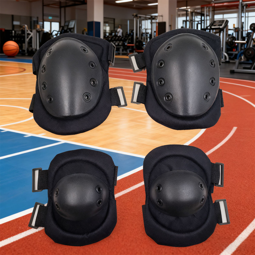 Cross-border CS Blackhawk tactical knee pads and elbow pads four-piece set outdoor sports protective
