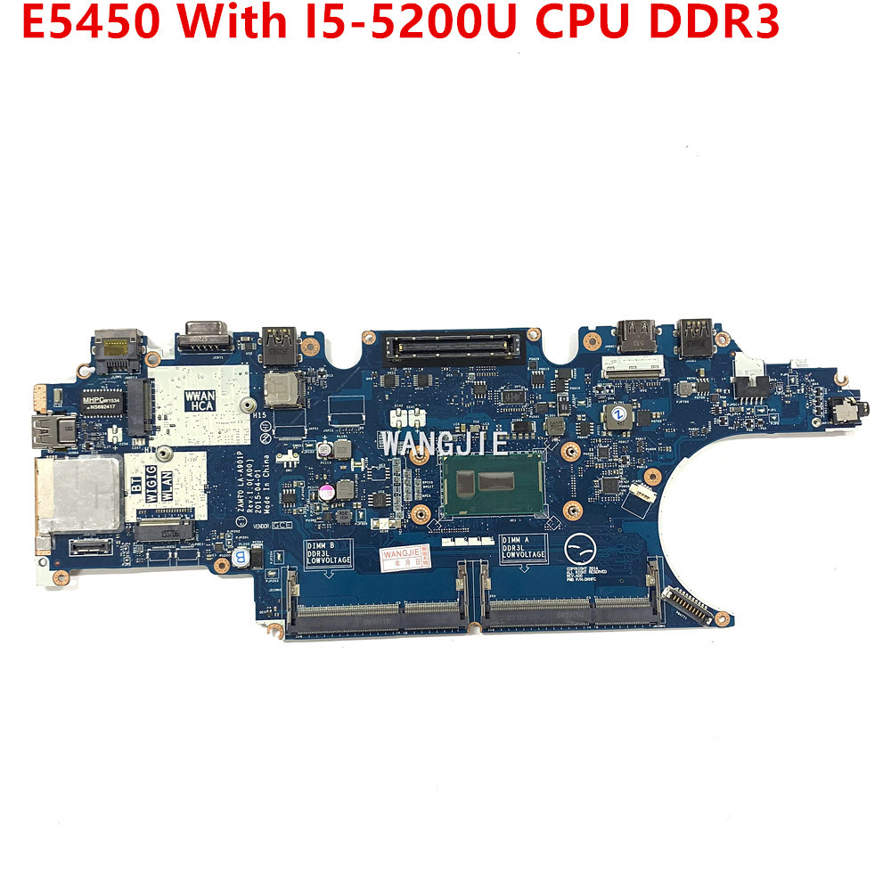 For Dell Latitude E5450 Laptop Motherboard Zam70 La-A901P Cn-0X4Vxx 0X4Vxx 07Y9 0C7K68 00J6V1 0Pvyky