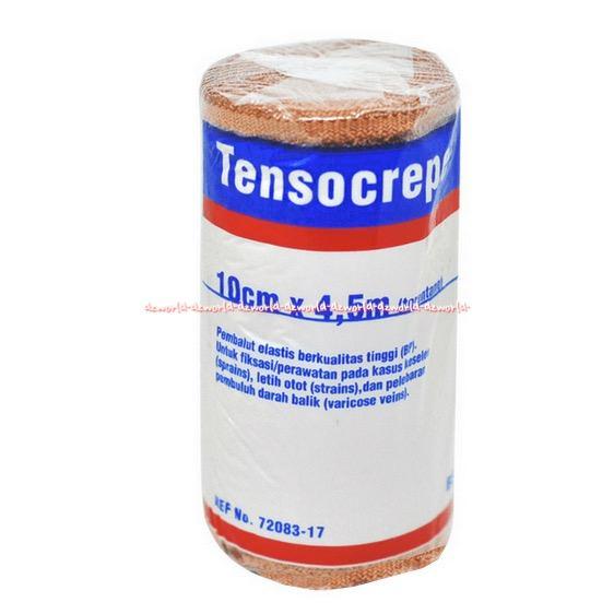 TENSOCREPES 10CM PEMBALUT PERBAN ELASTIS PERBAN COKLAT PATAH TULANG