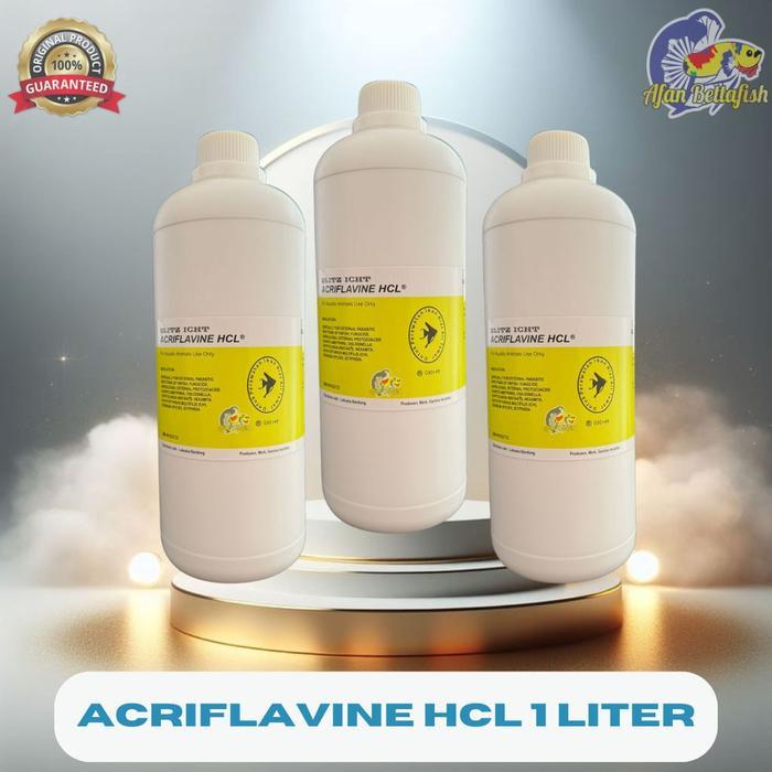 ACRIFLAVINE HCL 1 LITER OBAT KUNING ANTISEPTIK JAMUR IKAN HIAS