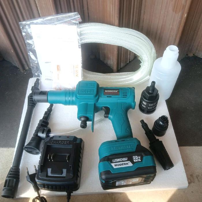 MODERN JET CLEANER CORDLESS M70 MESIN CUCI MOBIL MOTOR BATERAI 20V MODERN M 70