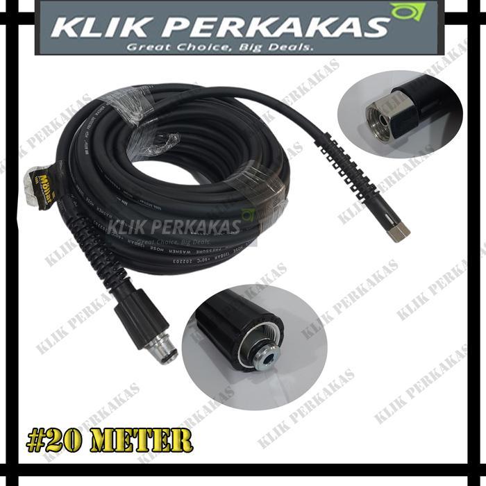 MOLLAR SELANG STEAM UMUM PANJANG 20 METER SELANG JET CLEANER AC 20M MOLLAR-130 BAR PVC KUALITAS