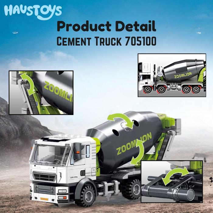 Sembo Block Zoomlion Mainan Anak Building Blocks (705100 - 705103)