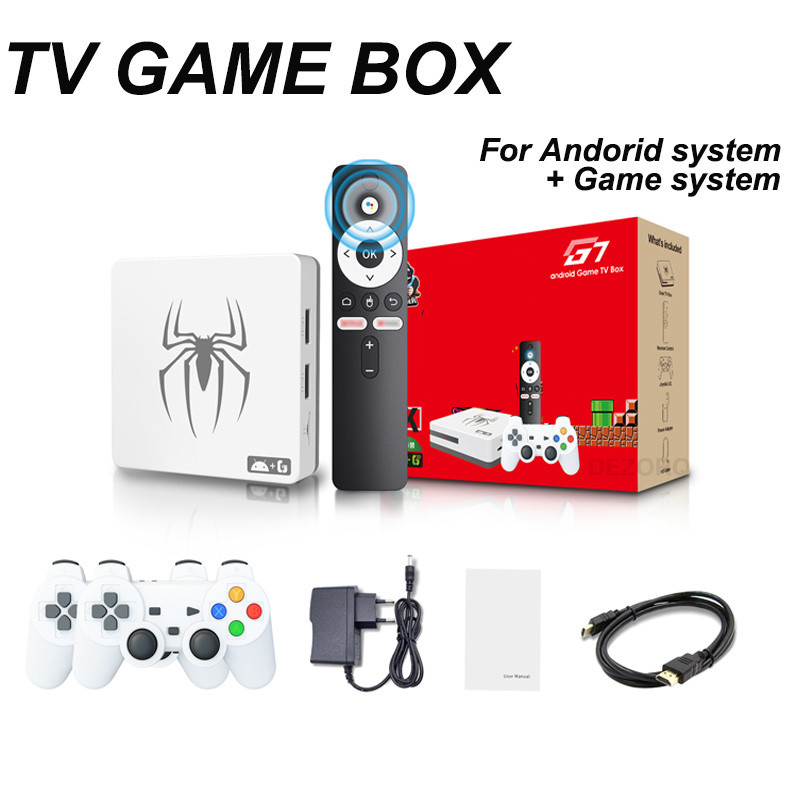 Tv Game Box Video Game Console Built In 20000+ Games Game Box For Android Tv Smart 2.4G 5G Wifi With